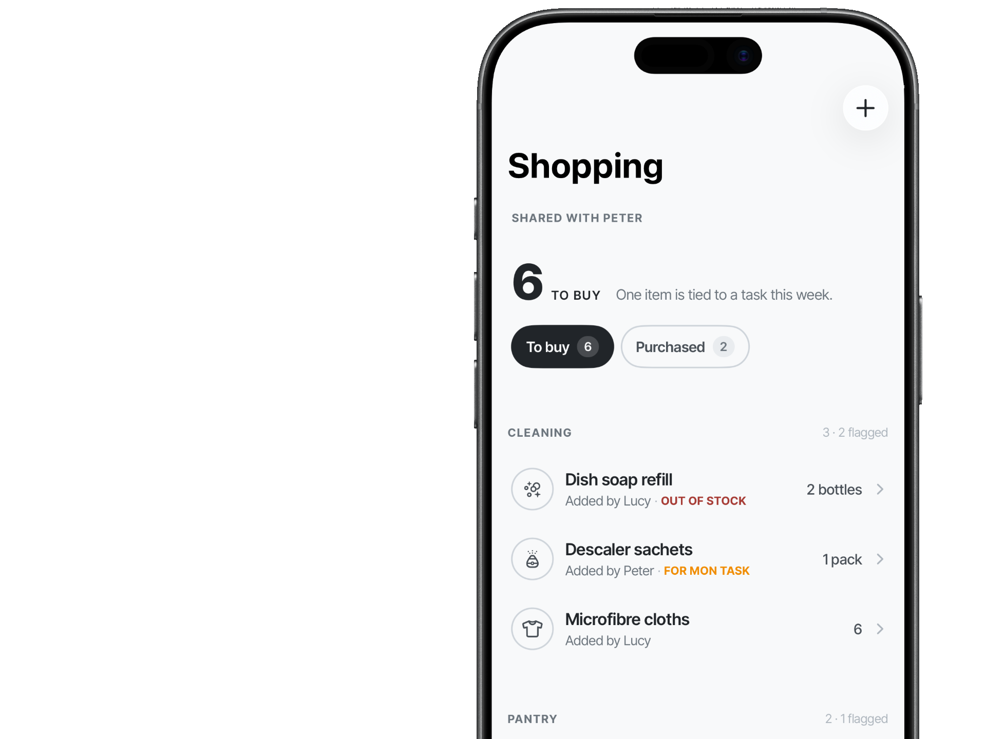 Nook Shopping list